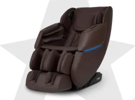 Просторное массажное кресло FUJIMO DISCOVERY 3D XL (коричневый)