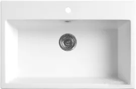 Кухонная мойка Belux Брюгге БР 7851 (белый кварц)