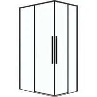 Душевой уголок Grossman Galaxy 110x90x195 300.K33.01.1190.21.00 (черный матовый/прозрачное стекло)