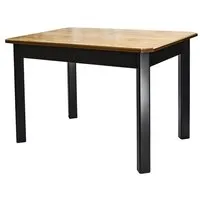 Обеденный стол Мебелик Мариус М 80 (дуб/черный)