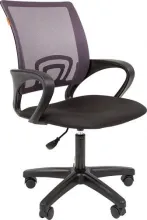 Кресло CHAIRMAN 696 LT (черный/серый)