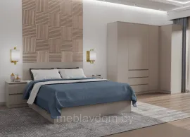 Спальня Мори - Комплект 13 - Сатин (ДСВ Мебель)