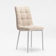 Стул "Дарлинг" ткань бренди 37 (beige)/каркас белый