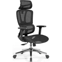 Офисное кресло SitUp Palma Black Chrome (сетка Black/Black)
