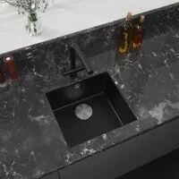 Кухонная мойка ZorG Fast 44 Premium black metallic