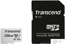 Карта памяти Transcend 300S 256GB (с адаптером)