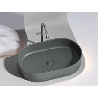 Умывальник Ceramica Nova Element CN6048MDH (темный антрацит матовый)