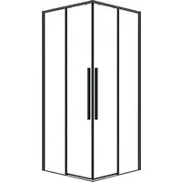 Душевой уголок Grossman Galaxy 120x70x195 300.K33.01.1270.42.00 (графит сатин/прозрачное стекло)