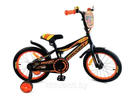 Детский велосипед Favorit Biker 16"" оранжево-черный