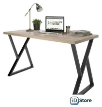 Стол Домус СП014B-K017 12.014.401.07 (черный/вяз светлый)