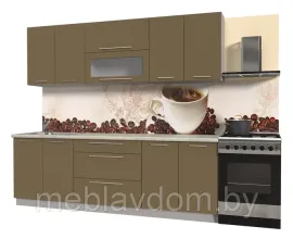 Готовая кухня Мила Пластик 2,4м. В