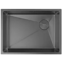 Мойка кухонная ZorG Zerox 59 U / IF Side SF Zurinox PVD Gunblack