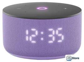 Умная колонка Яндекс Станция Мини 3 с часами (фиолетовый)