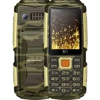 Телефон BQ BQ-2430 Tank Power (камуфляж/золотистый)