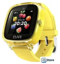 Детские умные часы Elari KidPhone Fresh 4G (желтый)