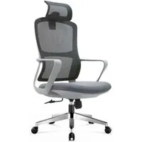 Офисное кресло SitUp Point Grey Chrome (сетка Grey/Grey)