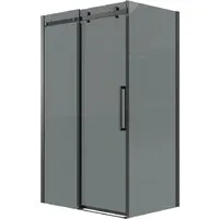 Душевой уголок Grossman Classic 110x100x195 120.K33.04.1110.21.10 (черный матовый/стекло тонированное)