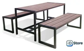 Обеденная группа СтальСнабДизайн Лофт из ДПК