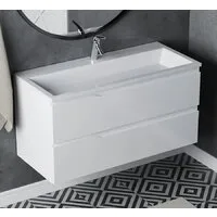 Мебель для ванных комнат Vela Тумба под умывальник Vela Вектор 100П под Absolute TU27148