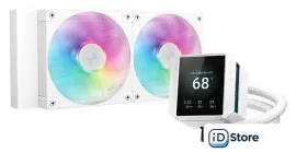 Система жидкостного охлаждения для процессора DeepCool Mystique 240 WH ARGB R-LX240-WHDSNMCP-G-1