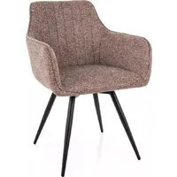 Стул с подлокотниками Signal Ballo (Leo 32 темно-бежевый/черный)