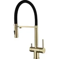 Смеситель Grocenberg GB4096 (золото матовый)