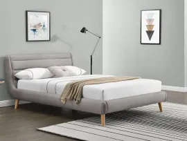 Кровать Halmar Elanda светло-серый 140х200