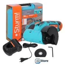 Угловая шлифмашина Sturm CAG1276C (с АКБ)