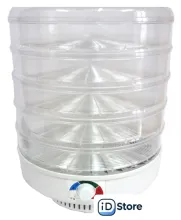 Сушилка для овощей и фруктов Спектр-Прибор Ветерок-2 ЭСОФ-0,6/220 (5 поддонов, прозрачный)