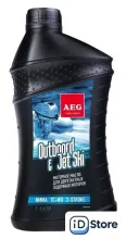 Моторное масло AEG Lubricants OutboardJetSki 2Т Oil NMMA TC-W3 1л