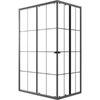 Душевой уголок Niagara Eco NG-1012-14QKL 120x80x190 (черный/стекло клетка)