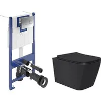 Унитаз подвесной Lauter Magdeburg 21103EC Villeroy Boch Viconnect Pro S 92122869 (с кнопкой хром)