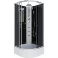Душевая кабина Niagara NG-3503-14BKTG 80x80x215 (тонированное стекло)