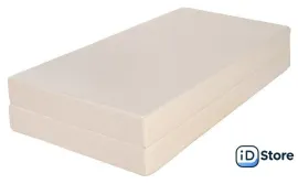 Cпортивный мат КМС 3 складной 100x100x10 (бежевый)