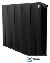 Биметаллический радиатор Royal Thermo PianoForte 500 Черный - 10 секций