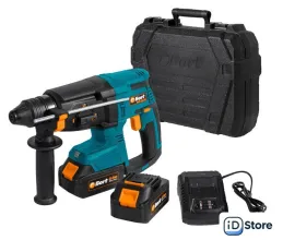 Перфоратор Bort BHD-20LI-BL (с 2-мя АКБ, кейс)