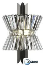 Люстра средней высоты Ambrella light LH41032/2 BK/CL (черный/прозрачный)