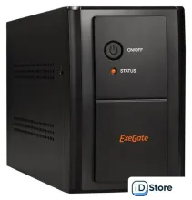 Источник бесперебойного питания ExeGate UNB-1500.LED.AVR.EURO.RJ.USB EP212521RUS
