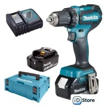 Дрель-шуруповерт Makita DDF485RFJ (с 2-мя АКБ, кейс)