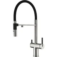 Смеситель Paulmark Gravity Gr213888-BS (стальной/нержавеющая сталь)