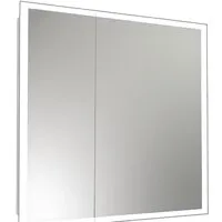 Мебель для ванных комнат Континент Шкаф с зеркалом Reflex Led 80x80 (с датчиком движения)