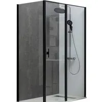 Душевой уголок Allen Brau Priority 100x100 304223 (черный браш)