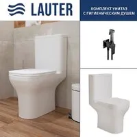 Унитаз напольный Lauter W236 2110236 гигиенический душ Rinse 21GN4052BM