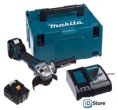 Угловая шлифмашина Makita DGA504RTJ (с 2-мя АКБ, кейс)