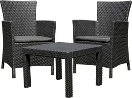 Комплект мебели Allibert Rosario balcony set (графит)