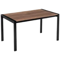 Обеденный стол Woodville Центавр / 420989 (велингтон/черный матовый)