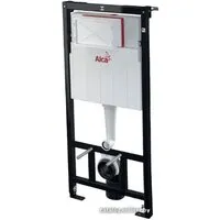 Инсталляция для унитаза Alcaplast AM101/1120 с клавишей смыва Thin M570