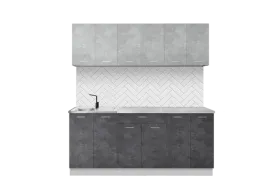 Готовая кухня Артём-Мебель Лана СН -113 (ДСП) 1,8 м бетон спаркс лайт / бетон спаркс