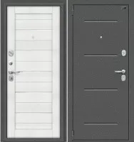 Входная дверь el"Porta Porta S 2 104.П22 Антик серебристый/Bianco Veralinga