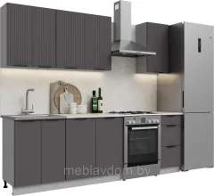 Кухня Корнелия Марика 1,8 без столешницы, Графит софт